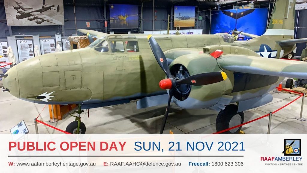 RAAF AAHC - Monthly Sunday Public Open Day - 21 Nov 21